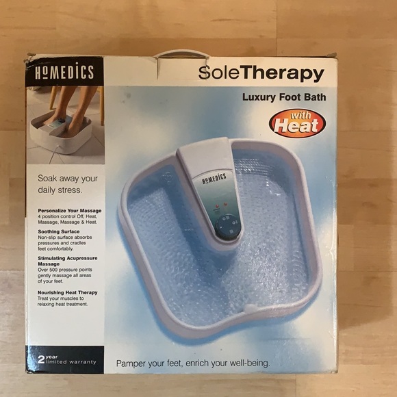 Homedics Sole Therapy Luxury Foot Bath With Heat - Picture 3 of 6